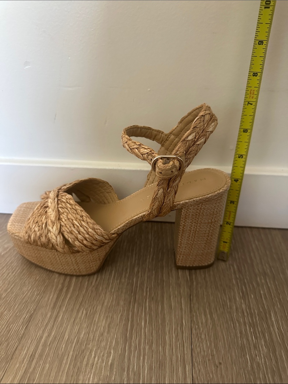 Marc Fisher Platform Heel Sandals Size 8 - Picture 7 of 8